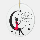 Meine Träume Keramik Ornament (Links)