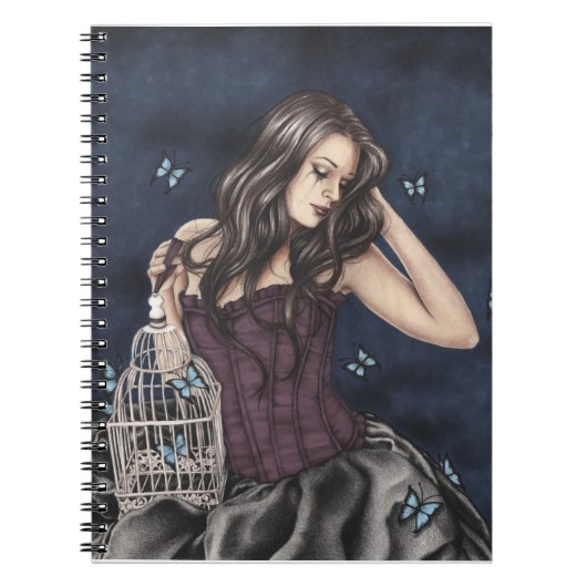 Meine Träume lassend, fliegen Sie Notizbuch Notizblock (Vorderseite)