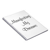 Meine Träume manifestieren Notizblock (Rechte Seite)