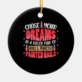 Meine Träume sind gestrichen Keramik Ornament