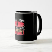 Meine Träume sind gestrichen Tasse (VorderseiteRechts)