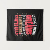 Meine Träume sind gestrichen Wandteppich (Vorderseite (Horizontal))