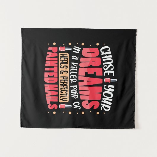 Meine Träume sind gestrichen Wandteppich (Vorderseite (Horizontal))