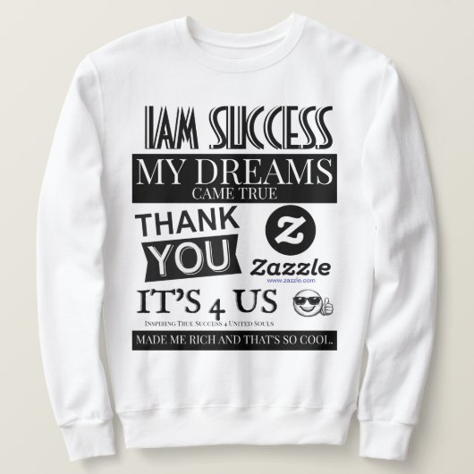 MEINE TRÄUME WURDEN WAHR SWEATSHIRT (Design vorne)