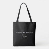 Meine Trick- oder Treatbag-Tasche Halloween Spooky Tasche (Rückseite)