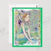 meine tropische Fantasie Postkarte (Vorne/Hinten)