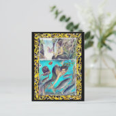 meine tropische Fantasie Postkarte (Stehend Vorderseite)