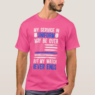 Meine Uhr endet nie mit dem Retirem eines ehrenamt T-Shirt