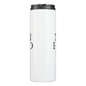 Meine Uhr ist beendet Thermosbecher (Rückseite)