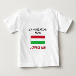 Meine ungarische Mama Liebe Baby T-shirt