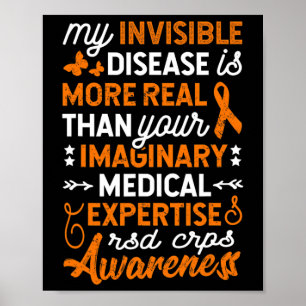 Meine unsichtbare Krankheit ist real2 Poster