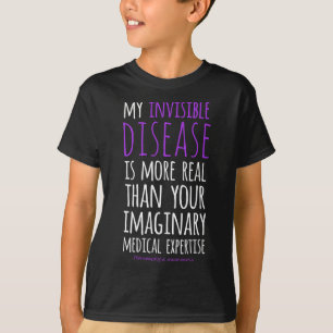 Meine unsichtbare Krankheit ist reale Fibromyalgie T-Shirt