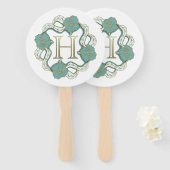 meine Unterschrift mit dem Buchstaben h Fächer (Vorne und Hinten)