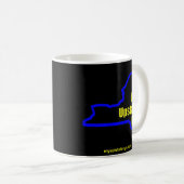 Meine Upstate New- YorkTasse Kaffeetasse (VorderseiteRechts)