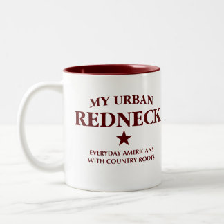 Meine urbane Redneck-Tasse Zweifarbige Tasse