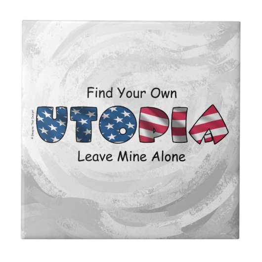 Meine Utopie Fliese (Vorderseite)