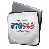 Meine Utopie Laptopschutzhülle (Vorderseite Links)