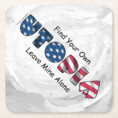 Meine Utopie Rechteckiger Pappuntersetzer (Vorderseite)