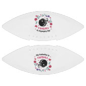 Meine Valentine ist Fußball-Einladung Postcard T-S Football (Paneele)