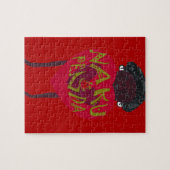 Meine Valentine Liebe Sie Nakupenda Kenya Swahili  Puzzle (Horizontal)