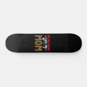 Meine Valentine nennt mich Mama Leopard Buffalo Ka Skateboard (Horizontal)