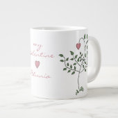 Meine Valentine Tree Jumbo-Tasse (Vorderseite Rechts)