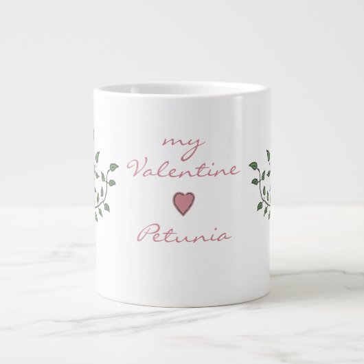 Meine Valentine Tree Jumbo-Tasse (Vorderseite)