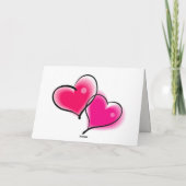 Meine Valentintagskarte Feiertagskarte (Rückseite)