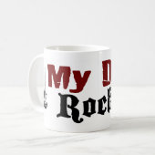 Meine Vater-Felsen Kaffeetasse (Vorderseite Links)
