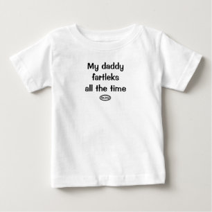 Meine Vati fartleks ständig Baby T-shirt