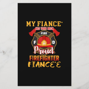 Meine Verlobte hat Ihren tragbaren Feuerwehrfiance Briefpapier