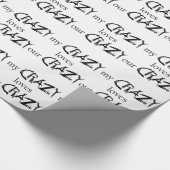 Meine verrückten Lieben Ihr verrücktes Geschenkpapier (Ecke)