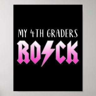 Meine Viertklässler rocken für den Viertklässler-L Poster