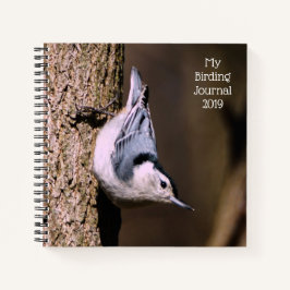 Meine Vogelbeobachtung Journal Nuthatch Spiral Not Notizblock