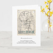 Meine Vorfahren leben in uns. Karte (Gelbe Blume)