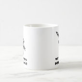 Meine Waffe für den Wandel Kaffeetasse (Mittel)
