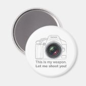 Meine Waffe Magnet (Vorderseite/Rückseite)