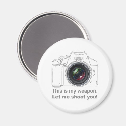 Meine Waffe Magnet (Vorderseite/Rückseite)