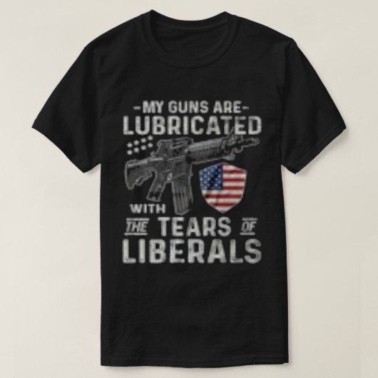 Meine Waffen sind mit den Tränen der Liberalen übe T-Shirt (Design vorne)