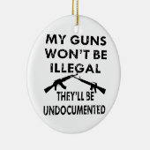 Meine Waffen werden nicht illegal sein, sie werden Keramikornament (Rechts)