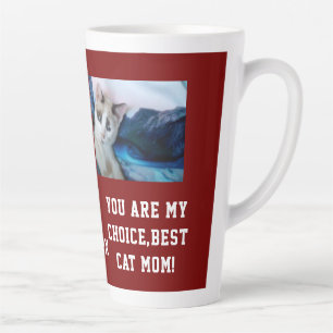Meine Wahl Cat Mom Cat Foto Anpassen Latte Tasse