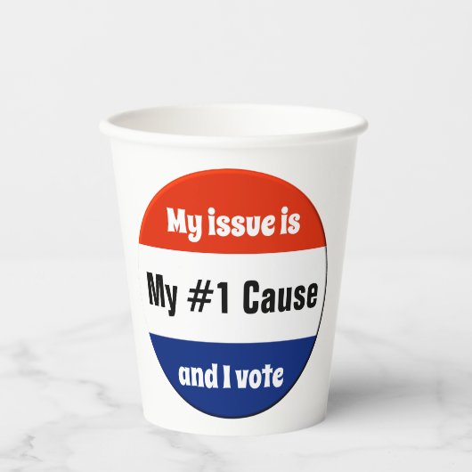 Meine Wählerin für das Thema Pappbecher (Vorderseite)