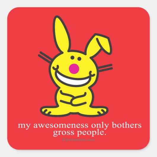 Meine Wahnsinn Quadratischer Aufkleber (Vorderseite)