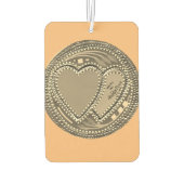 Meine wahre Liebe du bist mein glücklicher Ort Autolufterfrischer (Rückseite)