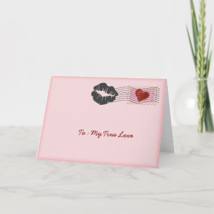 Meine wahre Liebe-Gruß-Karte Feiertagskarte