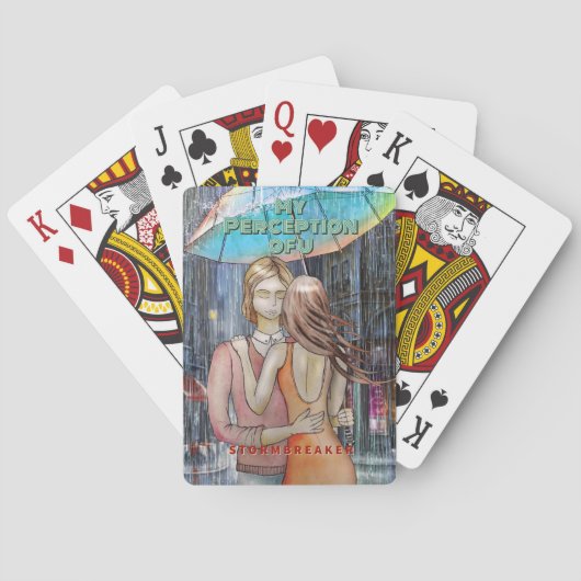 Meine Wahrnehmung beim Kartenspielen Spielkarten (Rückseite)