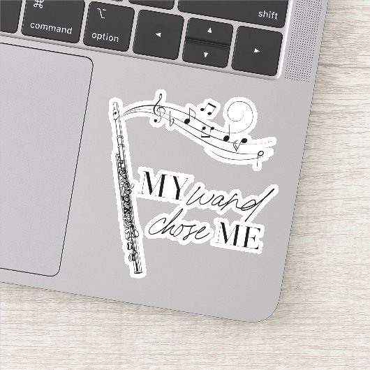 Meine Wand wählte mir ein schwarz-weißes Zitat Aufkleber (Detail)