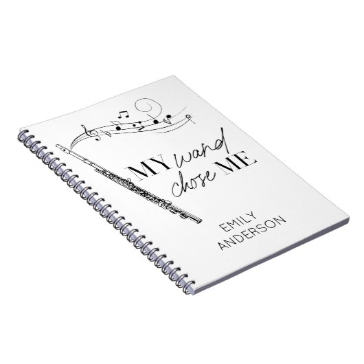 Meine Wand wählte mir ein schwarz-weißes Zitat Notizblock (Rechte Seite)