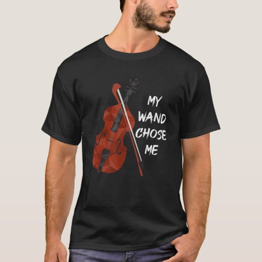 Meine Wand wählte mir Violinstil-Orchester T-Shirt (Vorderseite)