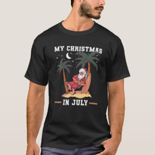 Meine Weihnachten im Juli um den nächtlichen Weihn T-Shirt